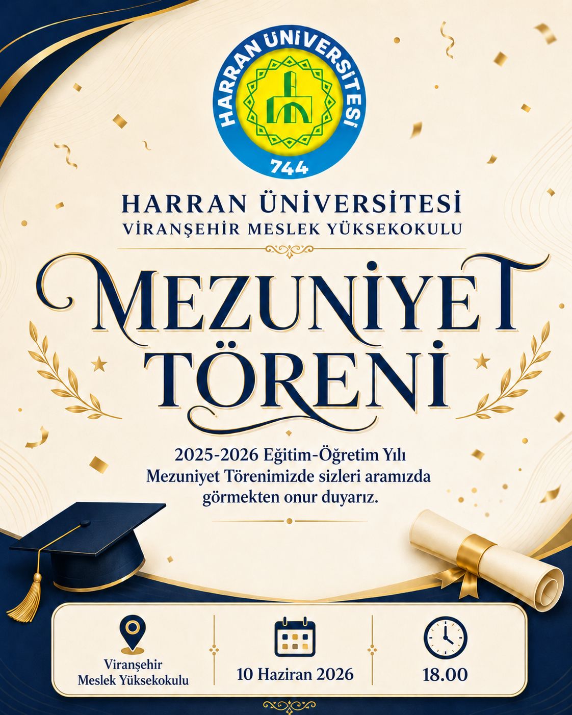 2025/2026 Eğitim-Öğretim Yılı Mezuniyet Töreni